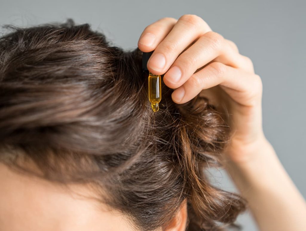 natural hair loss remedies and scalp care routine for thinning hair